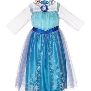 Elsa Frozen Disney Princess Enchanting Dress Child Size 4-6X New